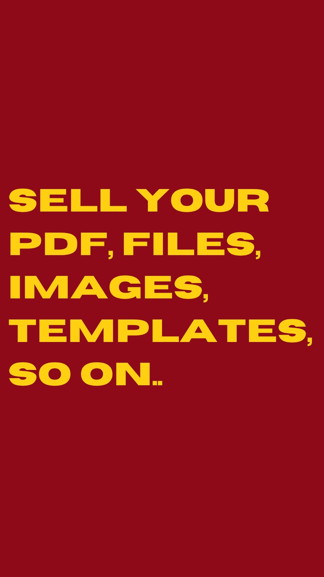 Sell Digital Products